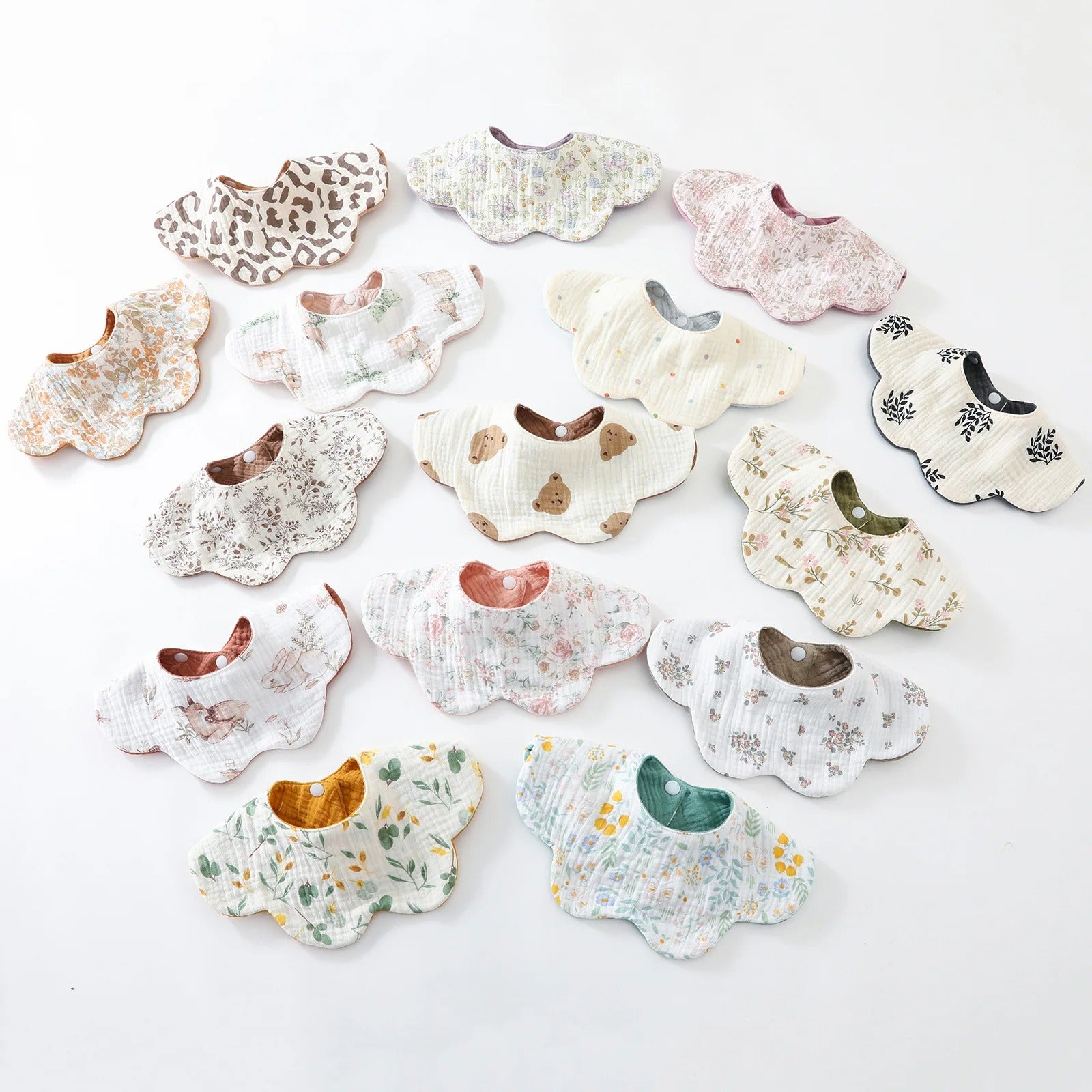 360 Drool Bib - Floral Collection