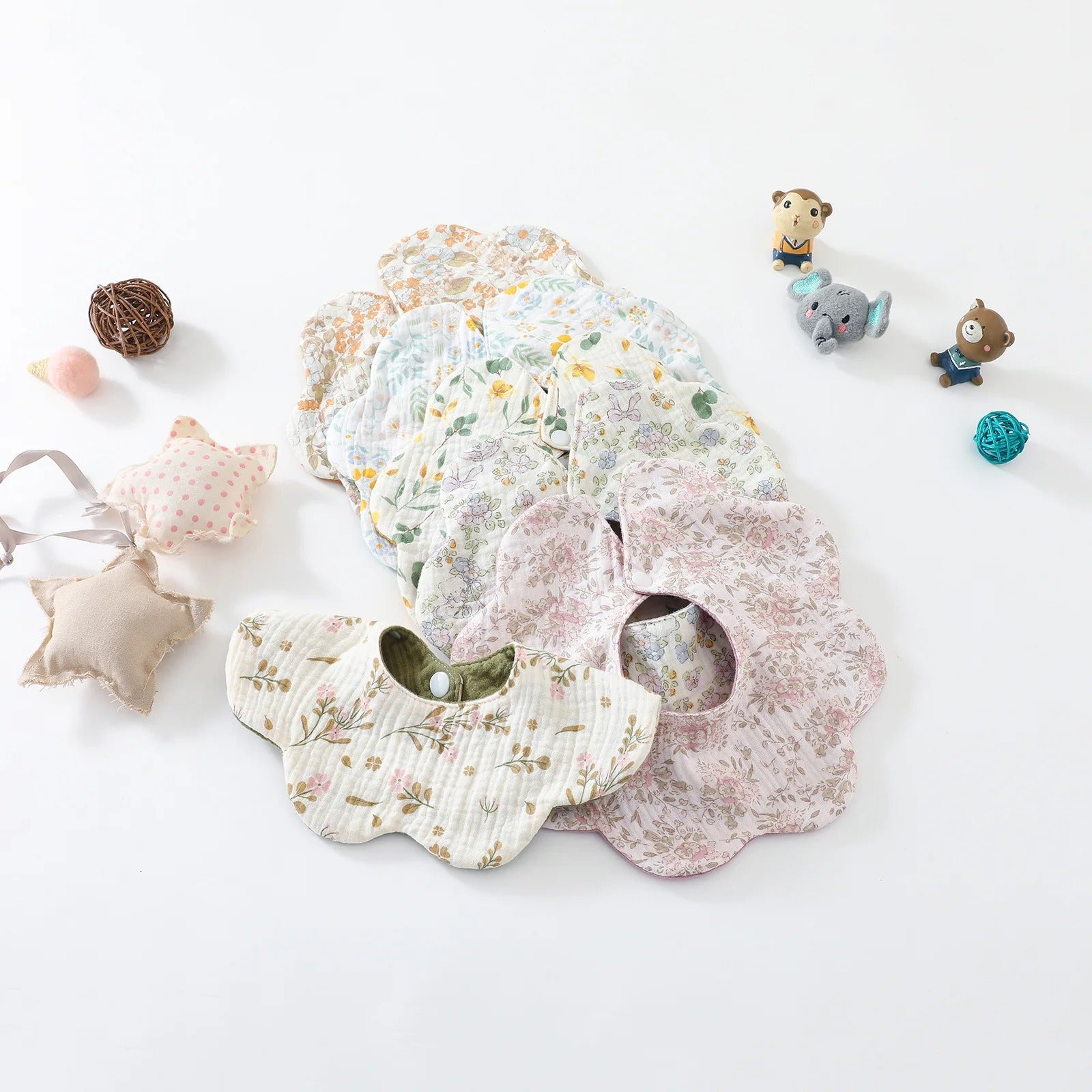 360 Drool Bib - Floral Collection